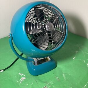 Vornado Vintage6 Blue Metal 2 Speed Fan Air Cooling Excellent Condition