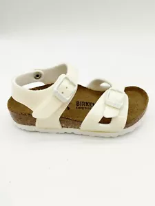 Birkenstock Rio Kids Magic Galaxy White Sandals Narrow Fit - Picture 1 of 5