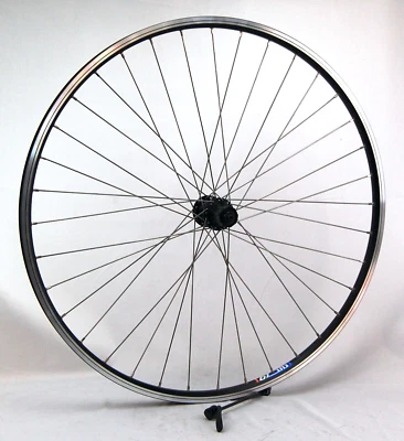 Hinterrad 28 Zoll Hohlkammerfelge schwarz mit Shimano Nabe FH-QC300 für Kassette - Bild 1 von 4