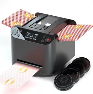 Automatischer Kartenmischer und Dealer, 2 in 1 360° drehbares Kartenmischen + Dealing - Bild 1 von 13