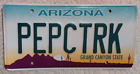 2008 Arizona "Cactus Sunrise" License Plate Embossed - PEPSI TRUCK