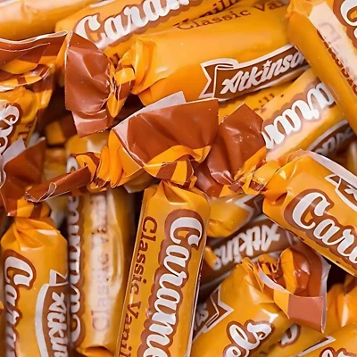 Caramelos masticables suaves Atkinson clásicos de 1 libra de caramelos de vainilla Foto 1 de 2