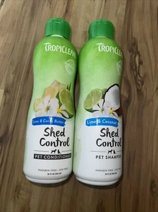 TropiClean Limette und Kokosnuss Deshedding Hundeshampoo und Conditioner Set - Bild 1 von 1