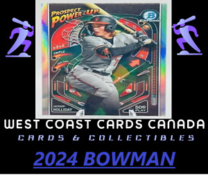 FREE SHIPPING! PROSPECT POWER-UP  * 2024 BOWMAN CHROME! - YOU PICK!