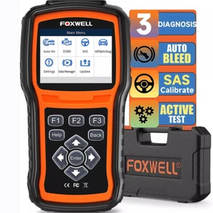 Foxwell Automotive OBD2 Scanner SRS ABS Code Reader SAS OIL EPB Reset Diagnostic - Imagen 1 de 15