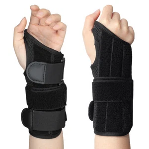 links/rechts Handgelenk Karpaltunnel Bandage Hand Bandagen Schiene Gelenk Stütze - Picture 1 of 21