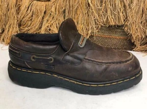Mocasín de cuero marrón Dr. Martens 9524 para hombre talla 12, Reino Unido 11 - Imagen 1 de 9