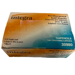 Golf Pencil, 3-1/2-Inch Pre Sharpened, 144/Box, Yellow (30980) #2 Grade Lead new - Bild 1 von 5