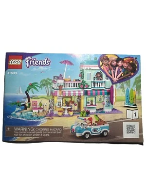 Lego Friends 41693 Surfer Beachfront Manual 1 Only - Image 1 of 2