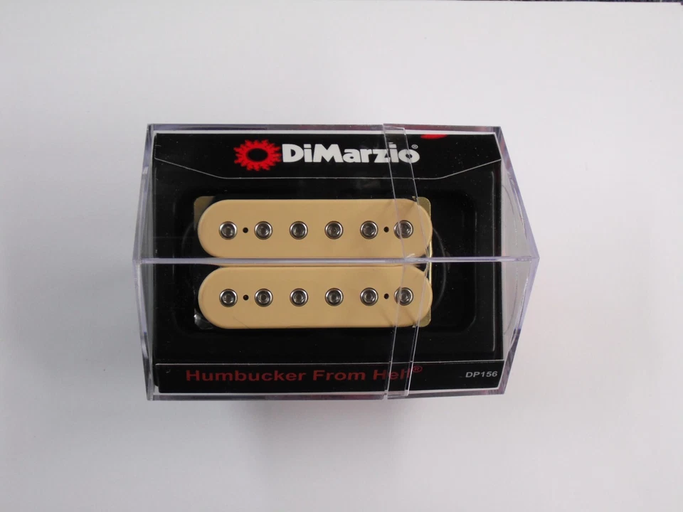 DiMarzio Regular Spaced Humbucker From Hell Creme W/Chrome Poles DP 156 - Image 1 of 1