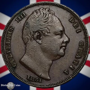 Great Britain 1831 Farthing 1/4d GB3359 - Picture 1 of 2