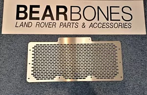 Defender 90 110 130 Front Grill Grille Brushed Stainless Steel BA3905 LR038615 - Picture 1 of 2