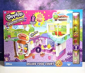 Shopkins Kinstructions DELUXE FOOD COURT Building Block Set with 334 Pieces - Picture 1 of 12