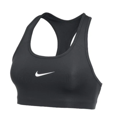 NIKE [M] Women's Swoosh Sports NON-Padded Yoga/Gym/Pickleball Bra-Black 850605 - Image 1 of 2