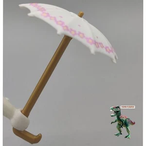 Playmobil Victorian Lady Umbrella-Hand Parasol-Elegant Woman-White - Picture 1 of 2