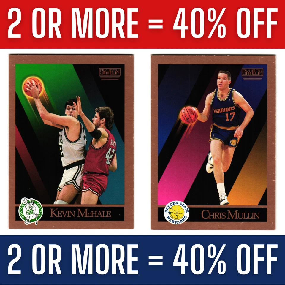 1990-91 NBA Skybox Basketball Cards / #1-209 / You Pick / EX-MT - Image 1 of 1