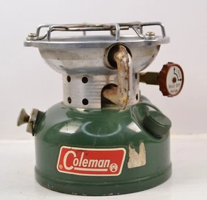 Stufa da campeggio vintage Coleman Sportster 502 700 verde bruciatore singolo 1972 non testata - Foto 1 di 9
