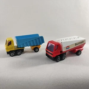 Vtg Lot Of 2 Matchbox Lesney Superfast Series No. 63 / 50 Burmah Articulated - Picture 1 of 7