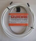 TANDEM WHITE GEAR OUTER CABLE and INNER CABLE with Ferrules/Crimp *NEW*