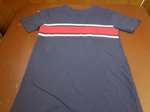 Hollister Women's T Shirt Dress Blue White & Red Size XS J2 - Picture 1 of 6