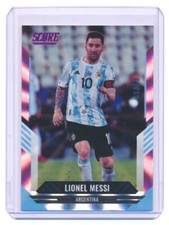 Panini 2021-22 Score FIFA Lionel Messi Pink Laser Parallel 06/25 Argentina
