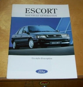 FORD ESCORT NOUVELLE GENERATION Un style d'exception SALES BROCHURE August 1992 - Picture 1 of 8