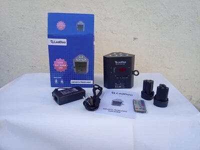 LEDDOO RGBW LED Akku Spot Trusslight PAR Veranstaltungstechnik DMX - Bild 1 von 4