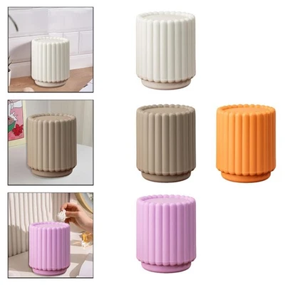 Small Press Top Desktop Trash Can Versatile Lightweight Tabletop Garbage Can - Image 1 of 2