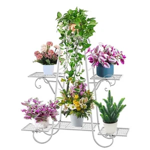 6 Tier Plant Stands for Indoors and Outdoors,Flower Pot Holder Shelf for Mult... - Picture 1 of 9