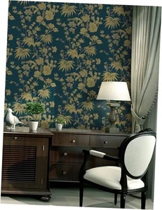 Peel and Stick Wallpaper Floral Contact Paper Vintage Wallpaper 17.3" x 118" - Picture 1 of 7