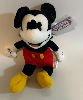 NWT Tokyo Disney Store 30's Mickey Mouse Beanbag Beanie Plush Approx. 8" - Image 1 of 4