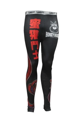 MMA Leggings Compression Tights Gym Pants Trouser Cycling Grappling Mens Bottom - Image 1 of 4