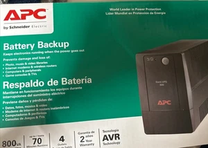 APC BACK UP Battery 800VA 400w 4 Outlets BX800L-LM - Picture 1 of 7