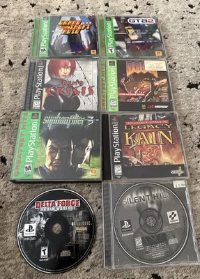 Sony PlayStation 1 PS1 Game Lot - Silent Hill, Doom, Dino Crisis, GTA, & More - Image 1 of 4