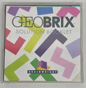 GeoBrix Brainwright With Solution Booklet Solve Build Create Puzzle for Ages 8+ - Picture 1 of 3
