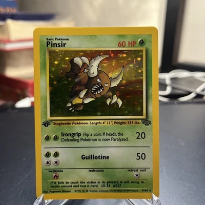 Pokemon 1st Edition Pinsir 9/64 Jungle Holo - Image 1 of 4