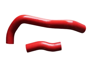 RED RADIATOR HOSE fit LEXUS IS300/TOYOTA ALTEZZA JCE10 2JZ-GE 3.0L 01-05 - Picture 1 of 5