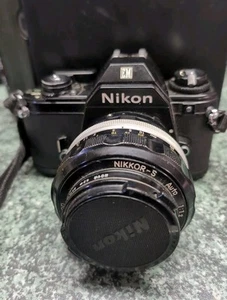 Nikon EM 35 mm SLR With Nikkor-s Lens 1:1.2 55mm - Picture 1 of 4