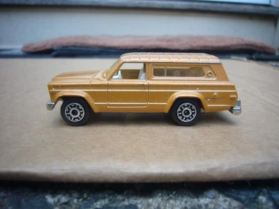 Vintage Majorette 200 Series No.236 Diecast 1/64 Tan Jeep Cherokee w/ Dog RARE - Image 1 of 4