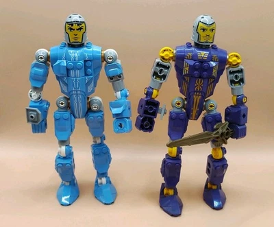 Vintage LEGO Castelo Azul Roxo Cavaleiros Reino Jayko & Danju Incompleto Aposentado - Imagem 1 de 4