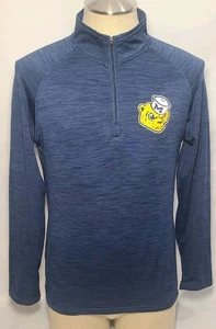 Valiant Vault Michigan Wolverines 1/4 Zip blau Pullover Shirt Größe Small ~ gebraucht - Bild 1 von 10