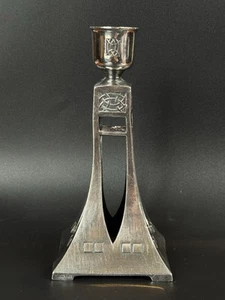 Art Nouveau WMF Silver Plated Candlestick, Made in Germany, c1900s - Picture 1 of 16