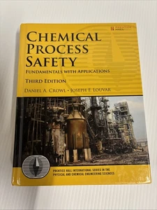 CHEMICAL PROCESS SAFETY: FUNDAMENTALS WITH APPLICATIONS By Daniel A. Crowl - Picture 1 of 5