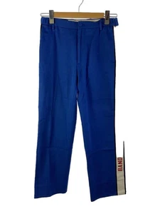 GUCCI Straight Pants BAND Pleat-Front PANT 44 Cotton Blue 568670 ZABK2 Used - Picture 1 of 7