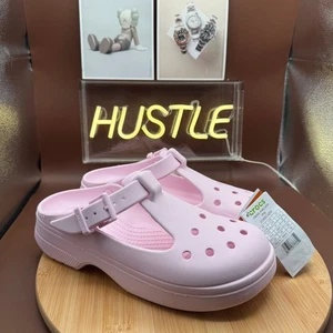 Crocs Mary Jane Clog ‘Pink Milk’ Women’s Sz 9 - Picture 1 of 8