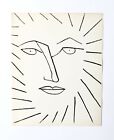 Franoise Gilot Sun Lithograph printed by Mourlot on Velin du Marais Paper, 1951