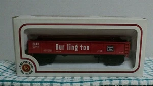 B8 Bachmann Ho Scale Model Trains Burlington Gondola Train Car No 3141 AUCT#4181 - Picture 1 of 3