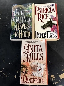 Topaz Vintage Lot 3 Stepbacks 1995-6 1st Ed 1st Print PB Rice Gaffney Mills - Picture 1 of 4