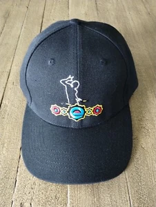 Rare DJ e 90s Headshots Strapback Cap Hat Black One Size Fits All Embroidered - Bild 1 von 8