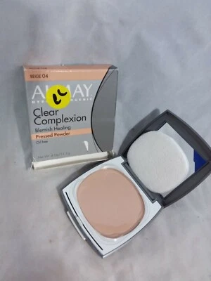 Maquillaje en polvo prensado tez transparente hipoalergénico Almay beige 04 Foto 1 de 2